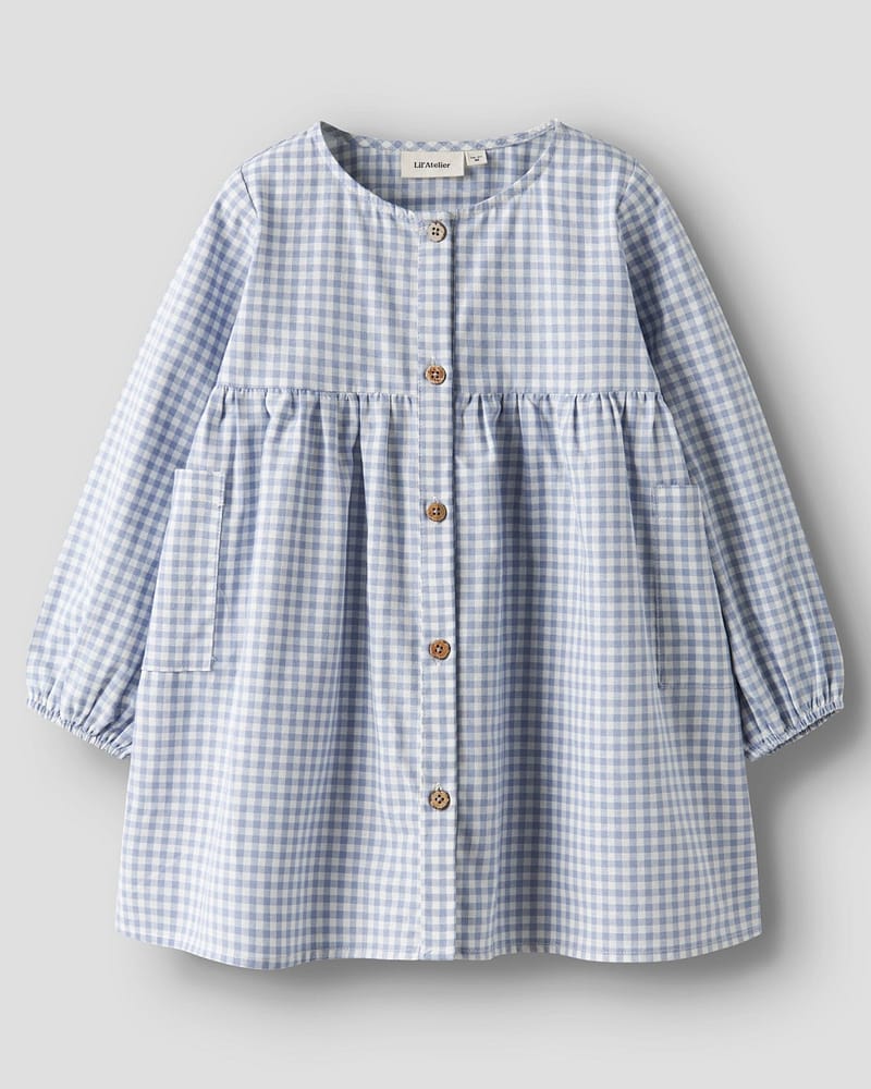 Kjole Barn M/ Volanger - Øko bomull | NMFTALLULA LS LOOSE DRESS LIL