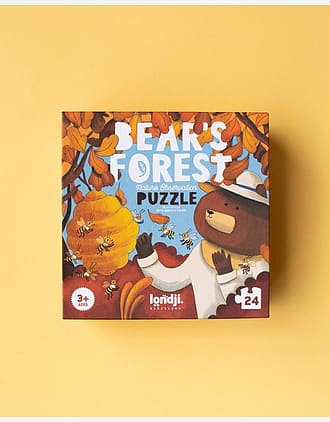 Puslespill og "Hvor er..."-spill - 2i1 Puslespill Barn 3år+ | Bear’s Forest