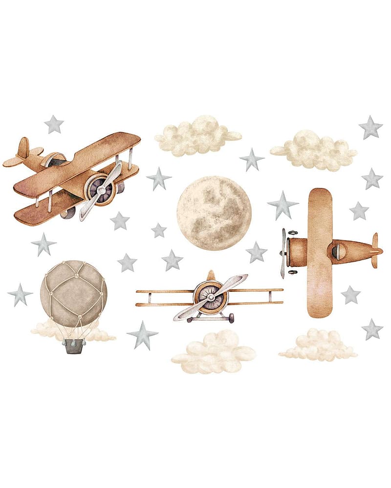 Wallstickers Fly - ØKO Veggklistremerker Barnerom - 26 pk