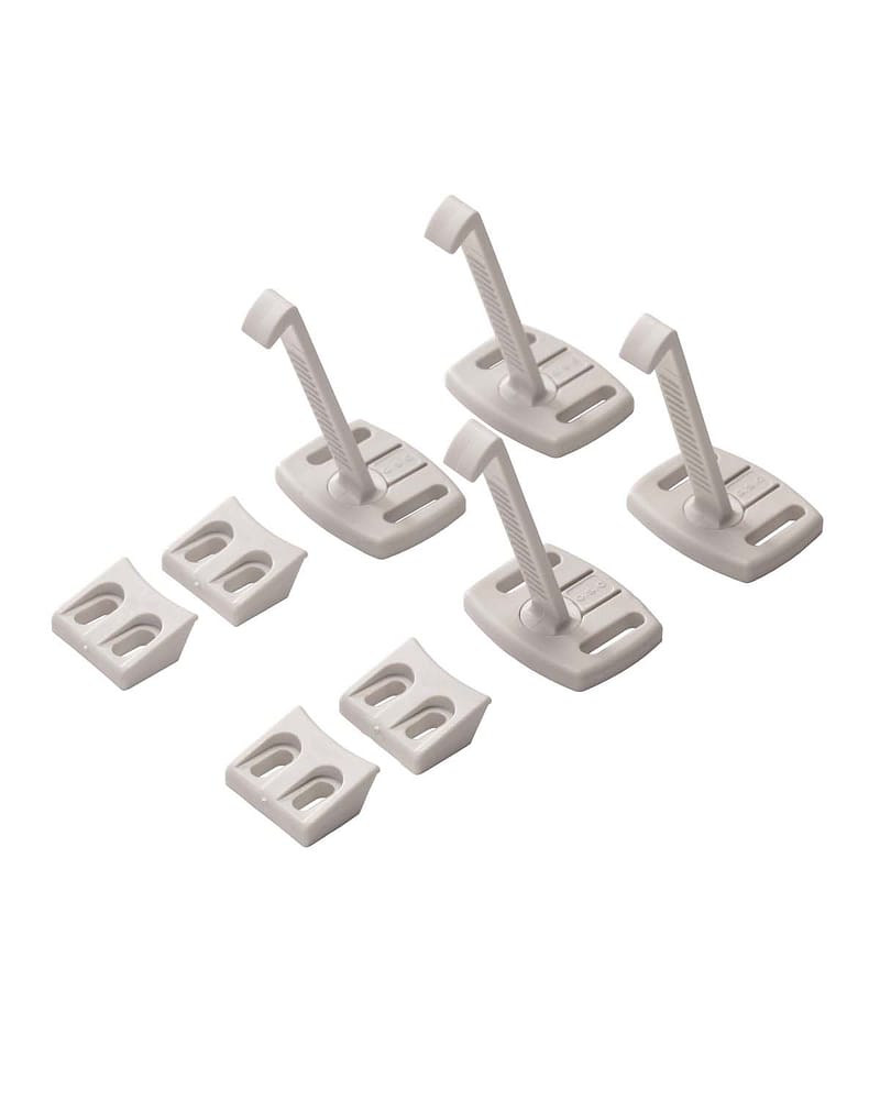 Barnesikring Skap & Skuff 4pk - Skaplås med Av/På funksjon