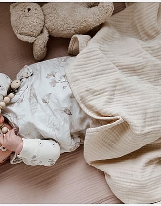 Lunni - Swaddle/Svøpeteppe - 100% Økologisk Musselin - 100x100cm