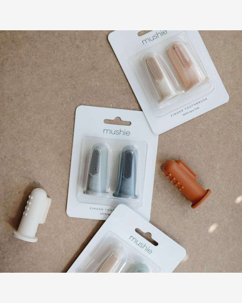 Fingertannbørste til Baby 2pk - Silikon