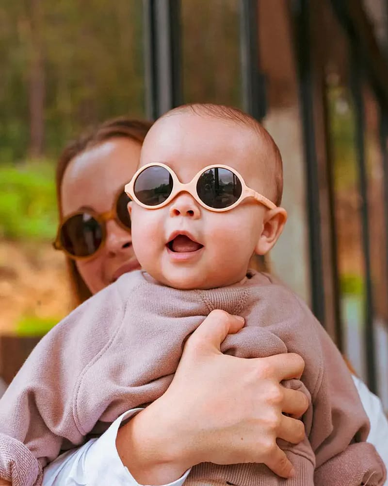 Solbriller Baby 0-1år – Fleksible & Uknuselig - Reversible 2i1 Størrelse | Diabola 2.0