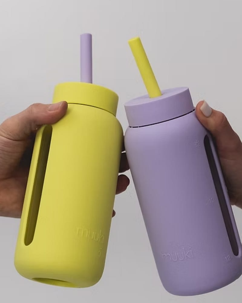 Flaskelokk m/ Sugerør til Muuki Daily Bottle - Lounge Straw + Cap