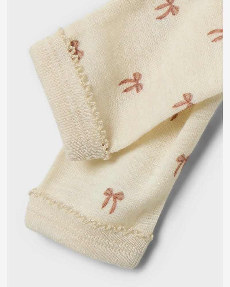 Ullbukse Leggings Baby - 60% Merino, 40% TENCEL Modal | Nalu Wo/Mo Slim Legging