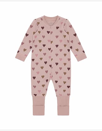 Ullpysj Baby - Heldrakt to-veis glidelås og trylleføtter - Ull/Bambusviskose | Manu Hearts Puff