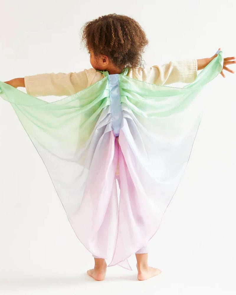 Fe Vinger til kostyme og rollelek - 100% silke | Fairy Wings