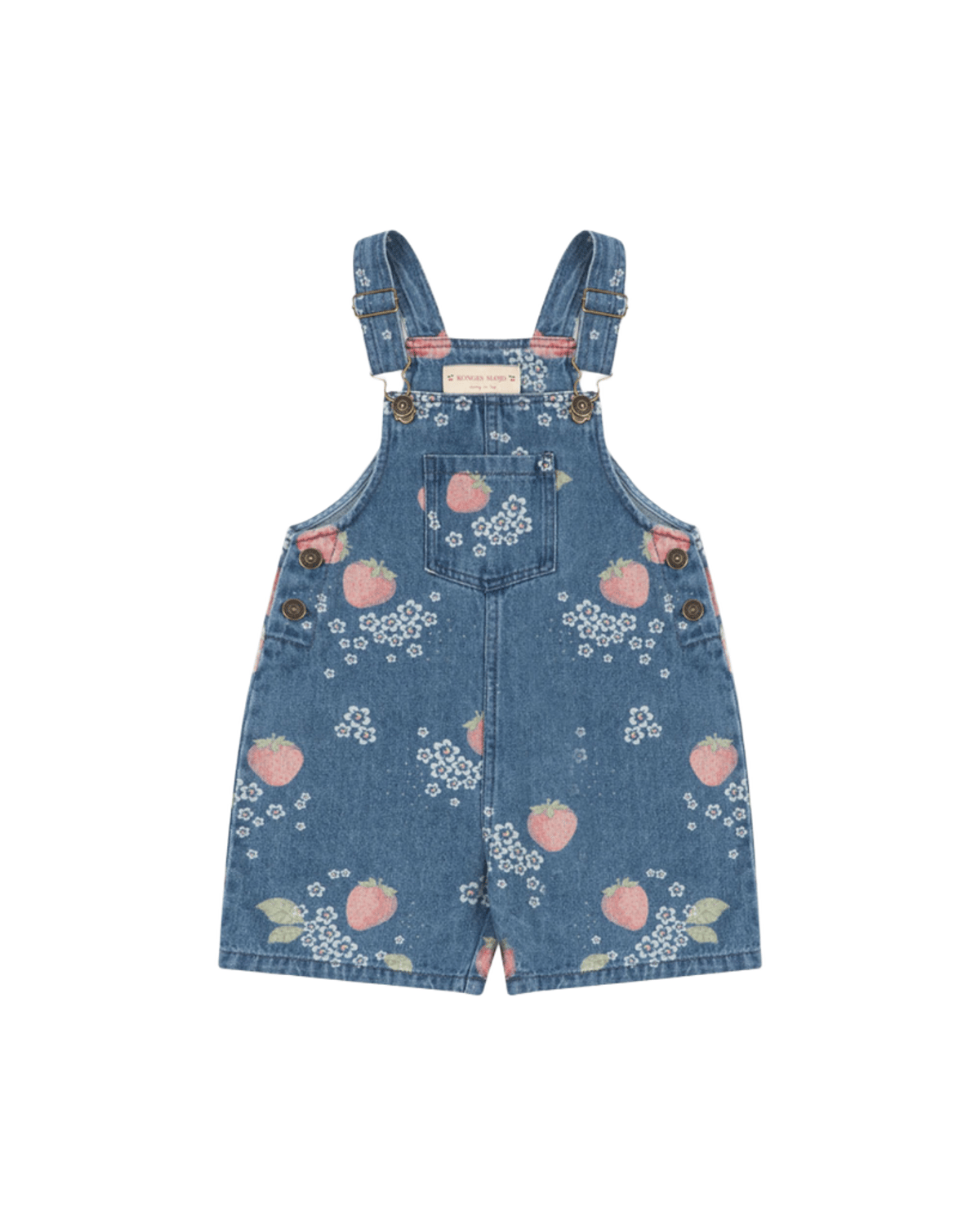 Seleshorts Barn – Denim, 100% Øko Bomull | Magot Overalls GOTS, Denim Blue - Marmelade