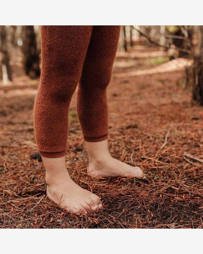 Strømpebukse Teddy u/ føtter m/ seler - Warmy Footless Tights