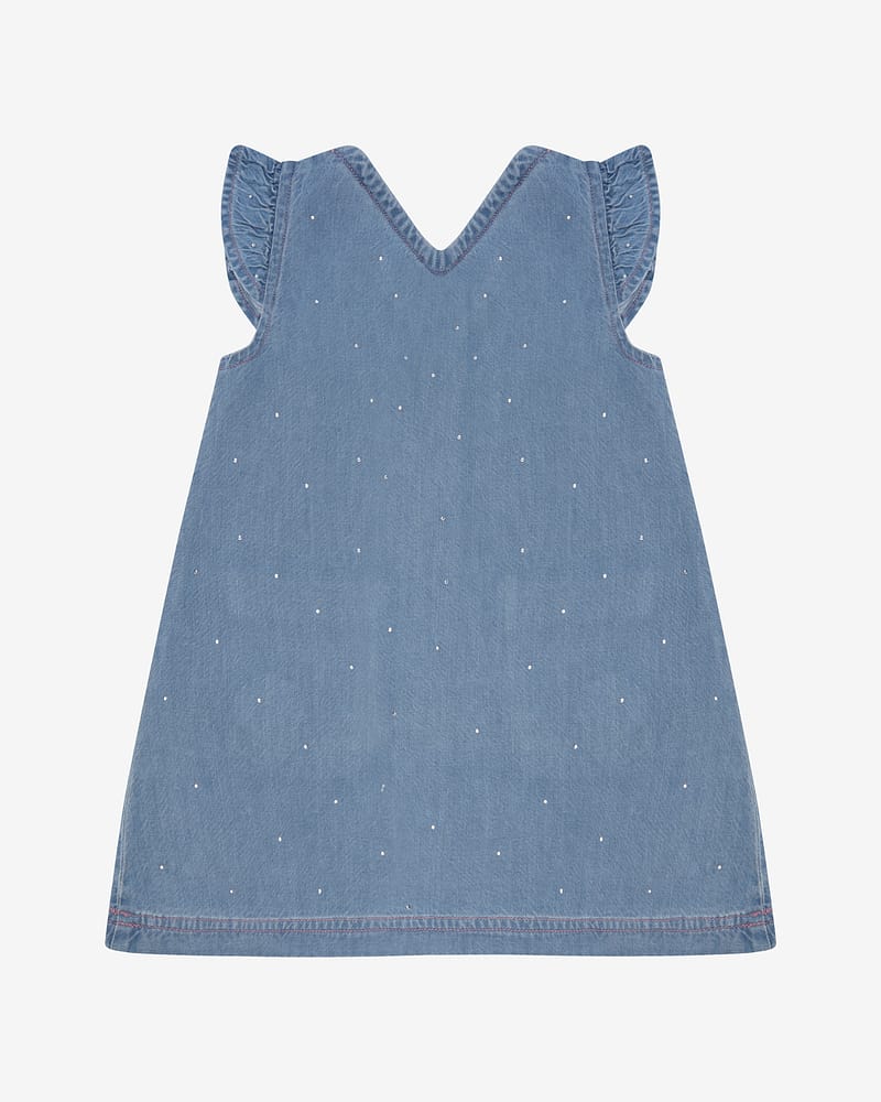 Kjole Barn m/ Glitter Paljetter - Denim | HCKaroline Sparkling