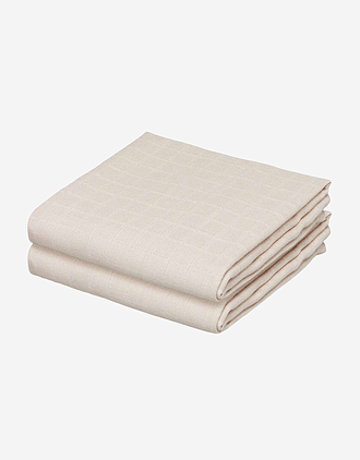 Gulpekluter Musselin 2pk - Økologisk | Gasskluter 70x70
