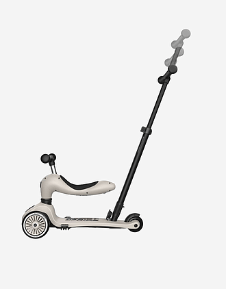 Sparkesykkel og Løpesykkel M/ Foreldrehåndtak | Scoot and Ride Highwaykick 1 Push & Go - NYHET