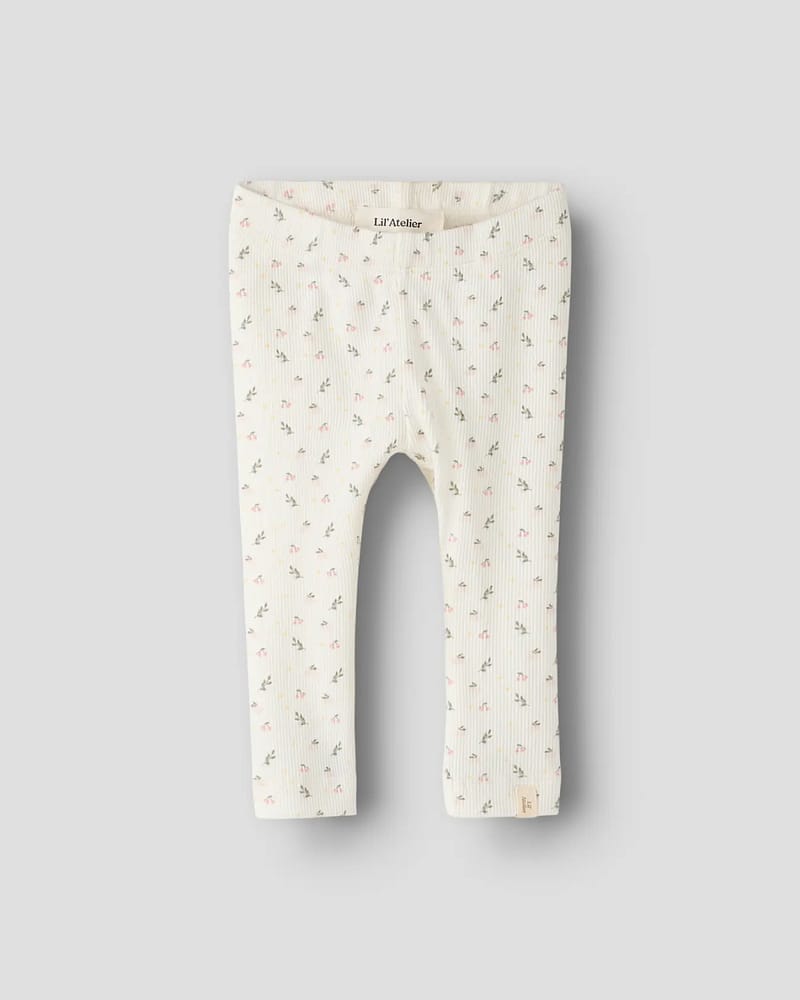 Leggings Baby - Pointelle, Øko TENCEL | NBFGAGO SLIM LEGGING LIL NOOS