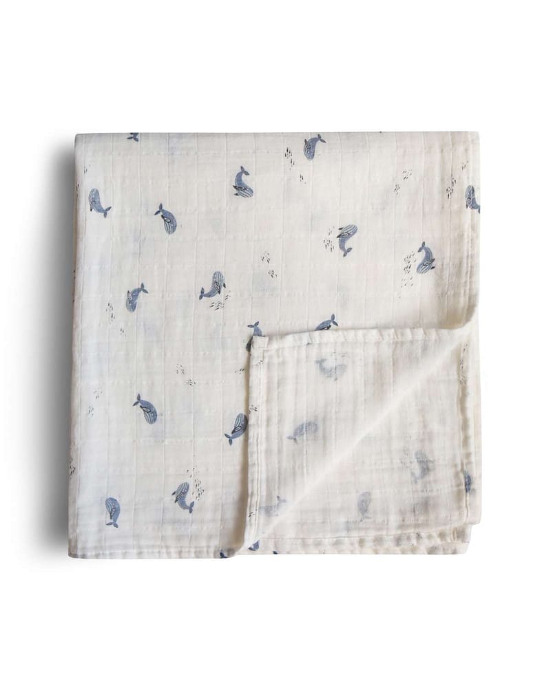 Swaddle Teppe - 100% Økologisk Musselin | 120x120cm