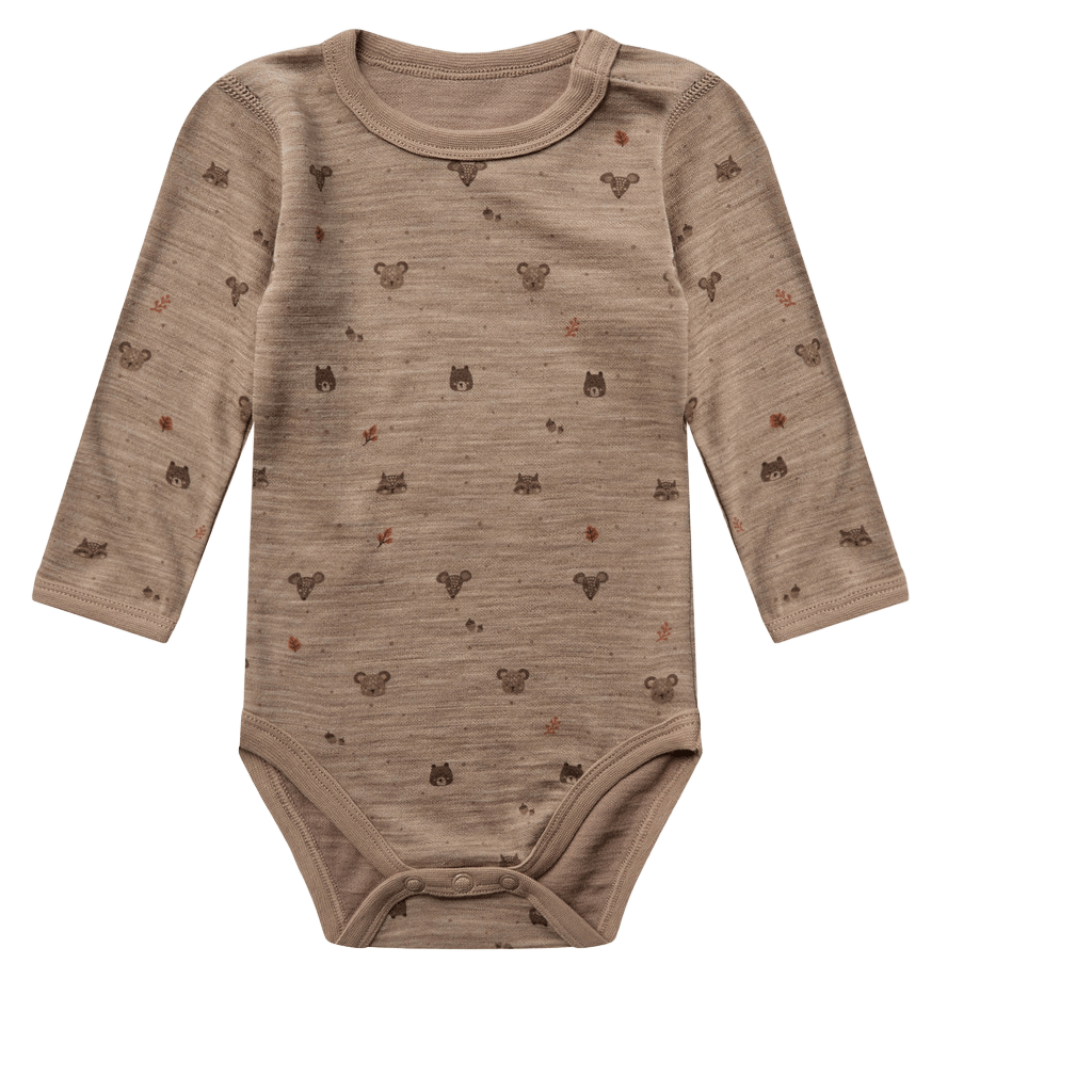 Body – Ull/Bambusviskose | HCBaloo Forest, Beige - Biscuit
