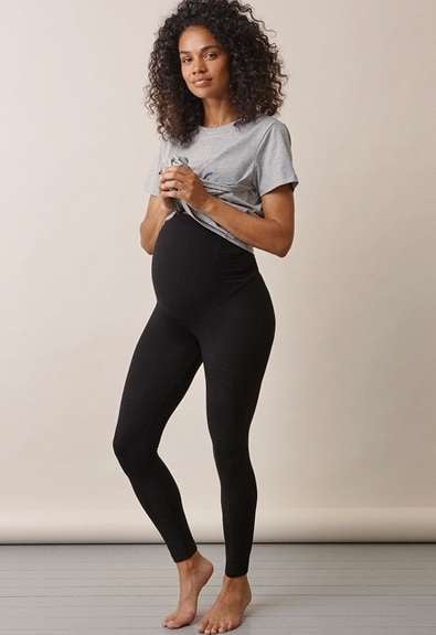 Gravid Leggings – Stretchy & Behagelig – Sømløs