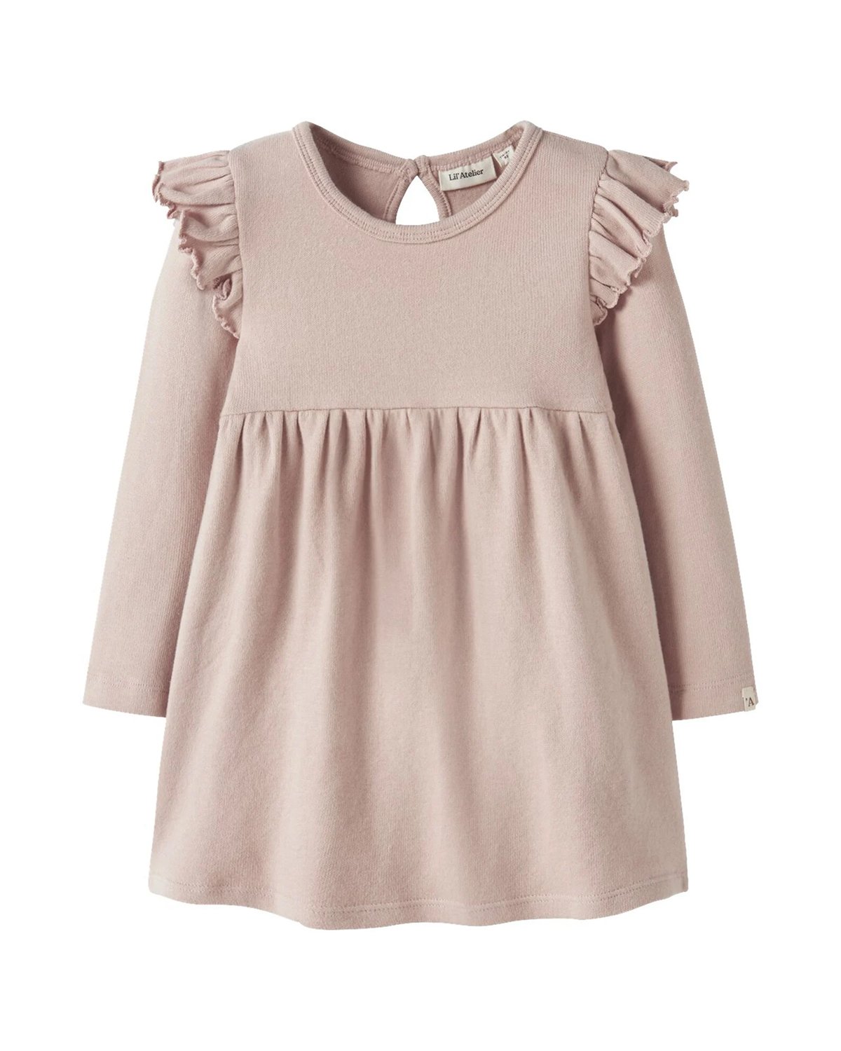 Kjole Barn – Øko Jersey | NMFTHORA HEE LS DRESS LIL, Rosa - Cameo Rose