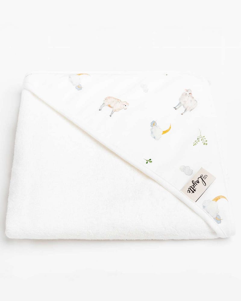 Badehåndkle Baby - 100% Bambus - 85x85cm