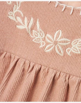 Kjole Barn M/ Volanger - Øko Cordfløyel | Revelle LS Cord Dress