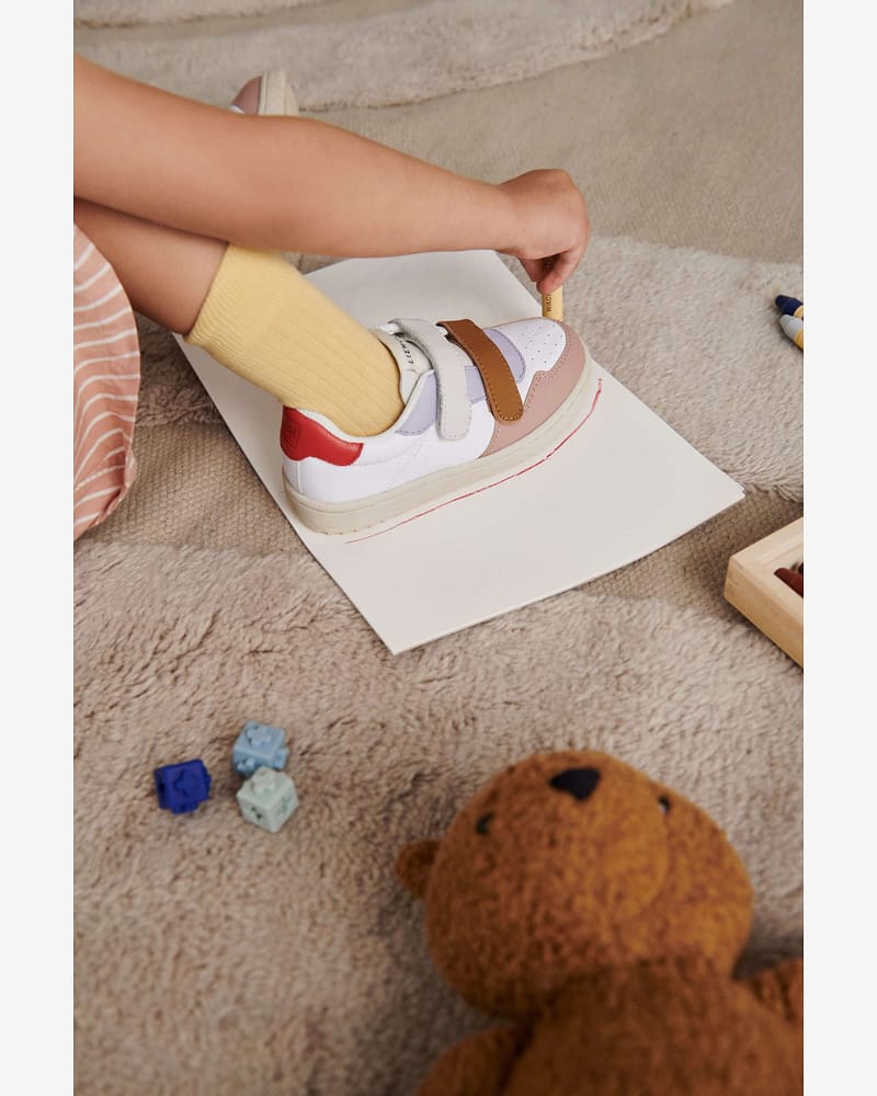 Sneakers m/ borrelås - Sko i 100% Skinn | Drew