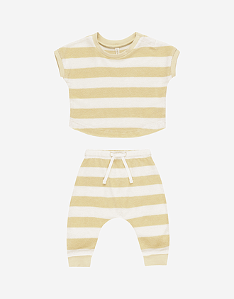 Terry Tee + Pant Set