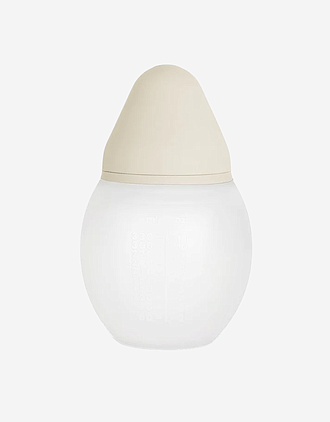 Tåteflaske i Silikon 330ml - Medium Flow | Fra 4mnd