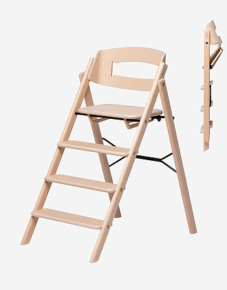 KAOS KLAPP® Bøk Barnestol - Best i Test 2026 - Sammenleggbar | Opp til 110kg!