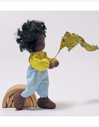 Dukke m/ fleksibel kropp – Liten 13cm – Håndlaget | Flexible Doll