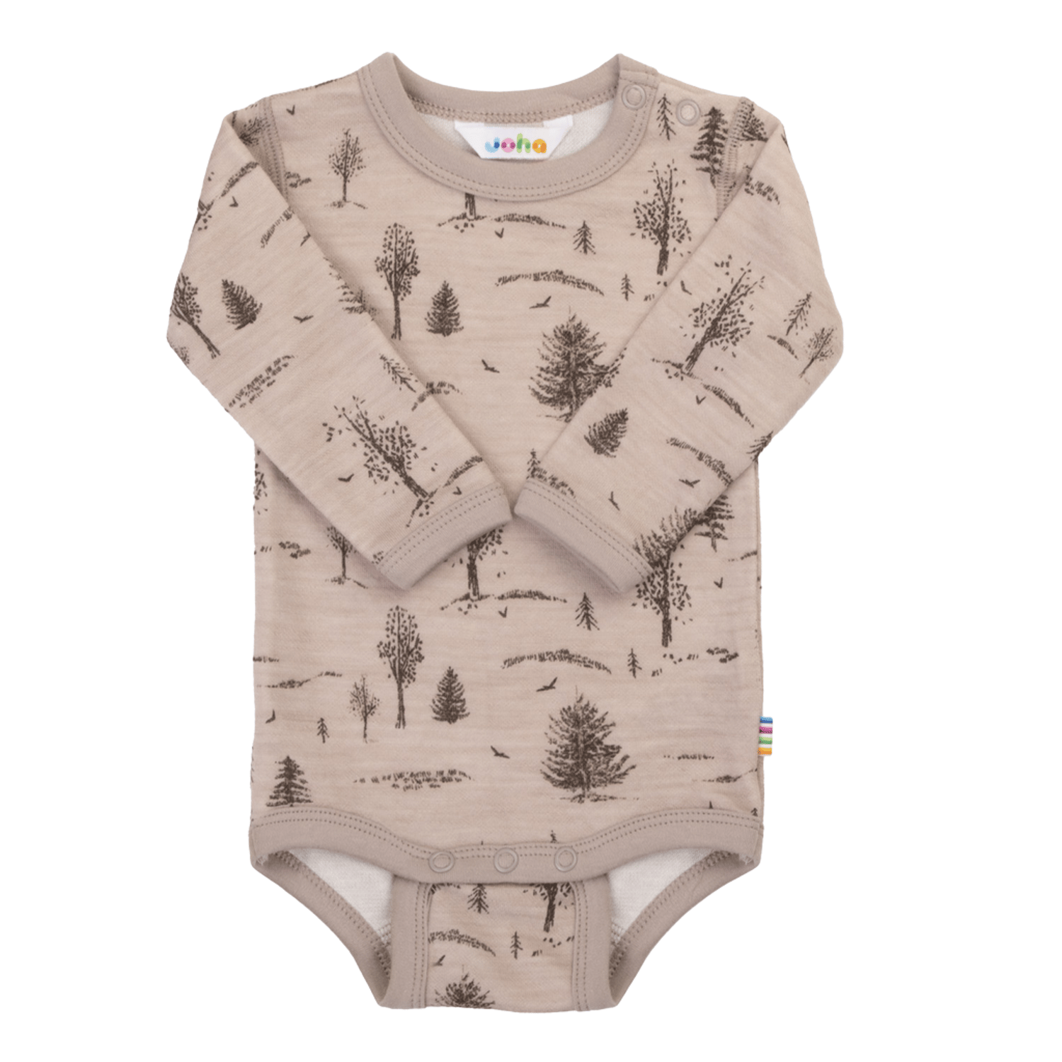 Body Langermet Ull / Bambus – Bambull, Beige