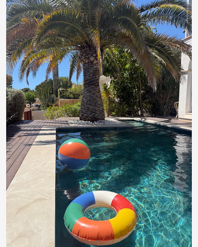 Badering & Badeball Sett - fra 3 år, Oppblåsbar | Swim Ring & Beach Ball Set