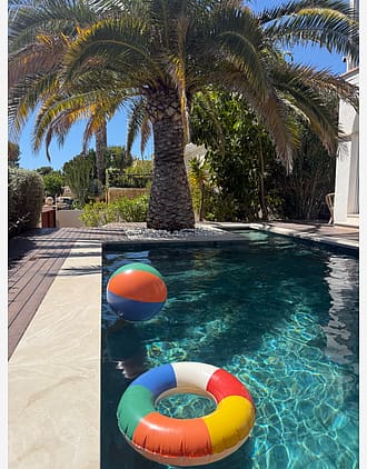 Badering & Badeball Sett - fra 3 år, Oppblåsbar | Swim Ring & Beach Ball Set