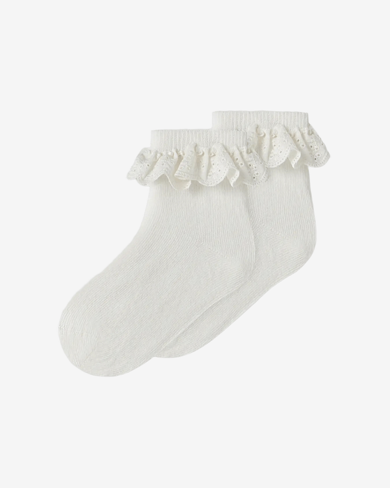 Sokker Barn med Blonder 2pk - Ankelsokker | NMFDERTRUD 2 PACK SOCK LIL