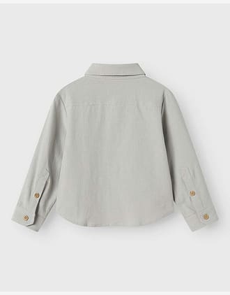 Skjorte Barn - 100% Øko Bomull | Hadam LS Loose Shirt