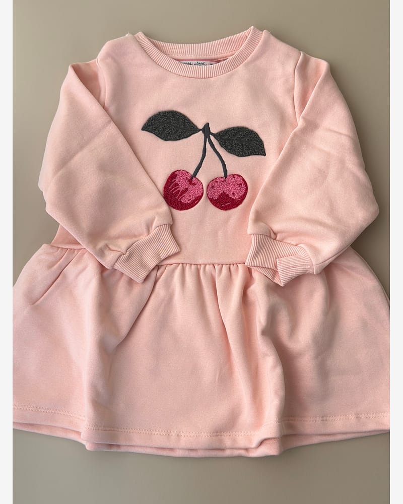 Kjole Barn med Print - Økologisk Bomull | Lou Terry Sweat Dress OCS