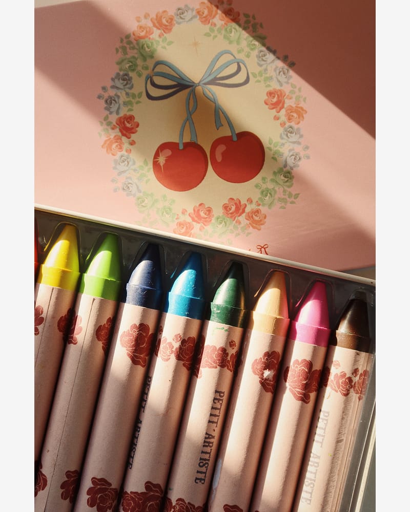 Fargestifter Barn 10pk - Av Bivoks | Crayons Bees Wax