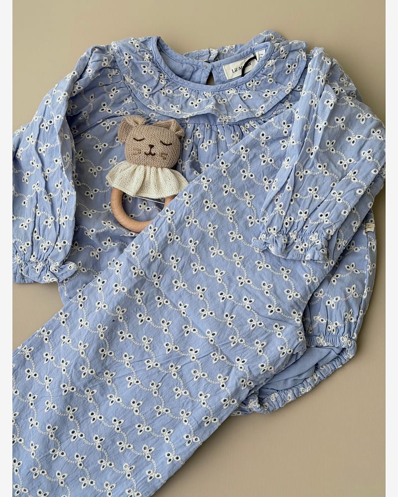 Romper Baby M/ Body - 100% Øko Bomull | NBFTESSIE LS LOOSE BODY LIL