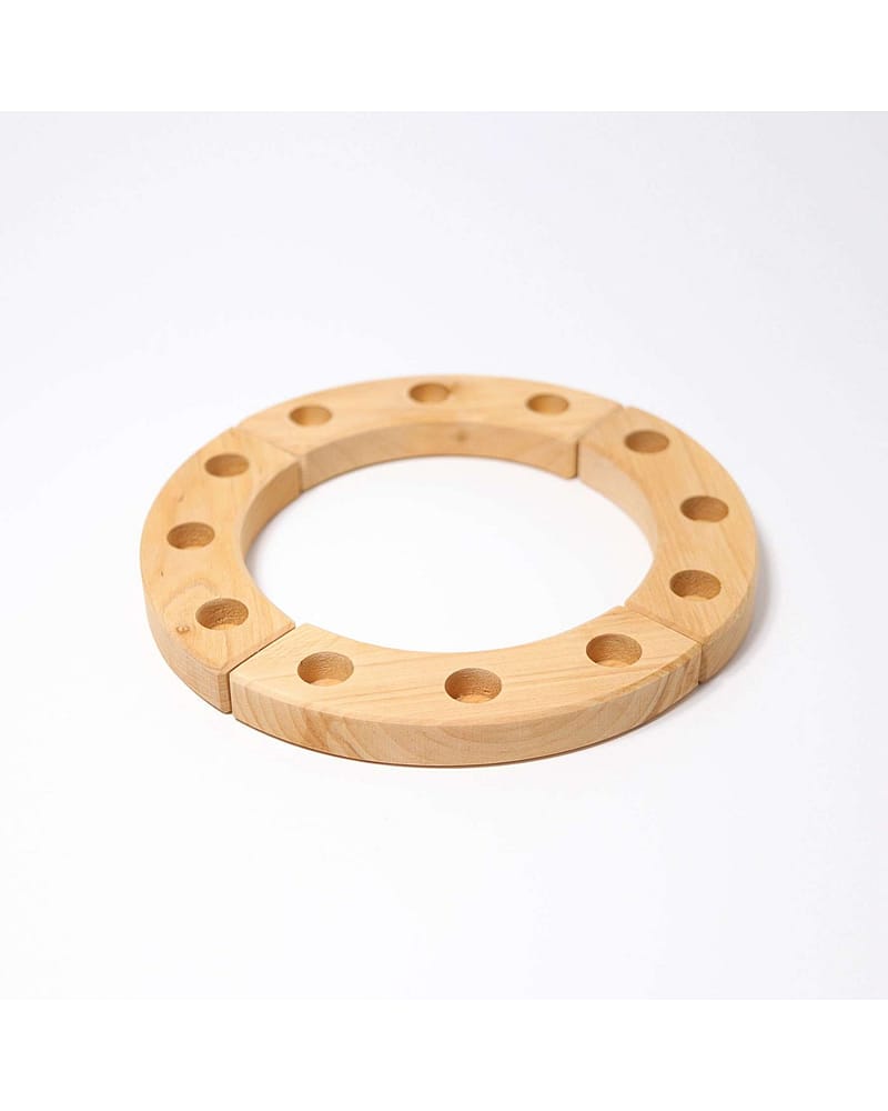 Bursdagsring | Stake i Tre til Lys og Figurer - Liten