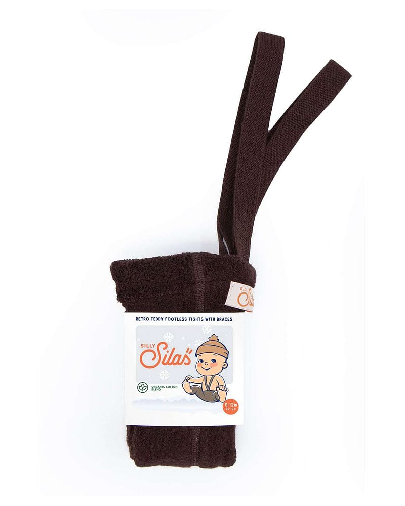 Strømpebukse Teddy u/ føtter m/ seler - Warmy Footless Tights