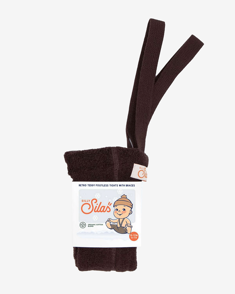 Strømpebukse Teddy u/ føtter m/ seler - Warmy Footless Tights