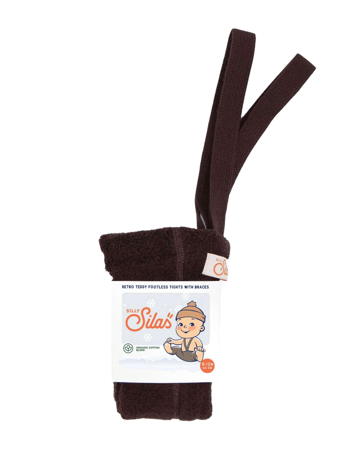 Strømpebukse Teddy u/ føtter m/ seler – Warmy Footless Tights