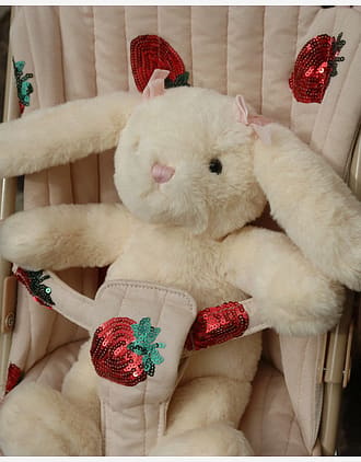 Dukkevogn m/ Glitrende Paljetter - Trille m/ Stelleveske | Tulle Doll Stroller