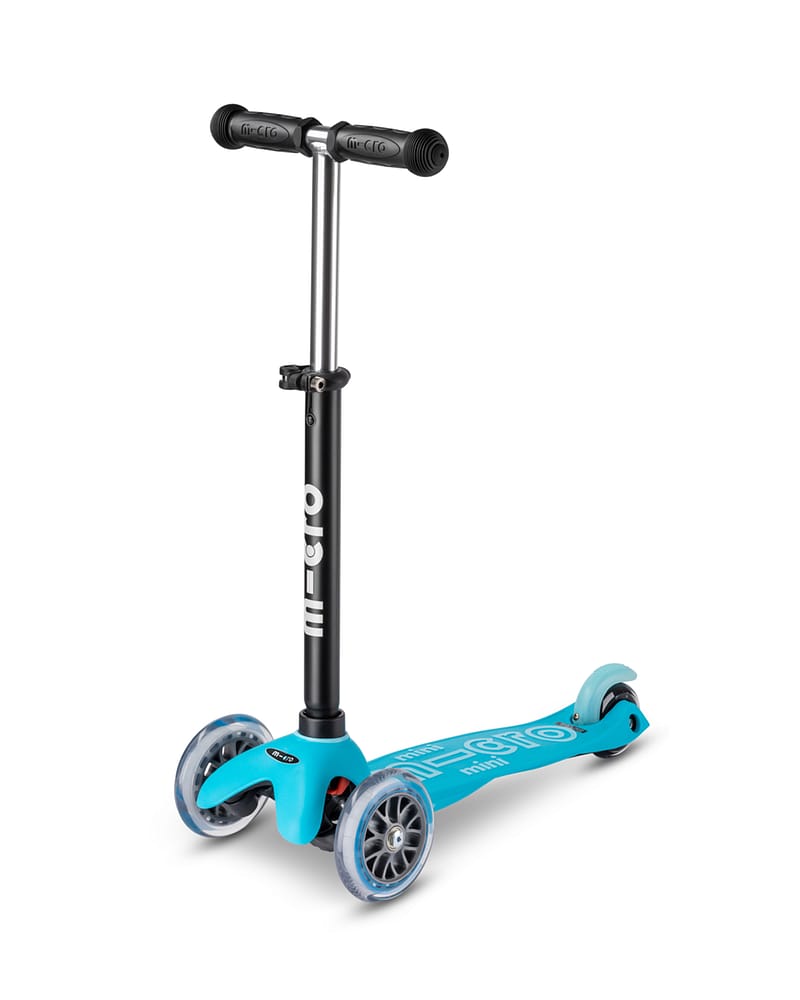 Sparkesykkel og Løpesykkel M/ Foreldrehåndtak - Micro Mini2go Deluxe Plus | 18m-5år