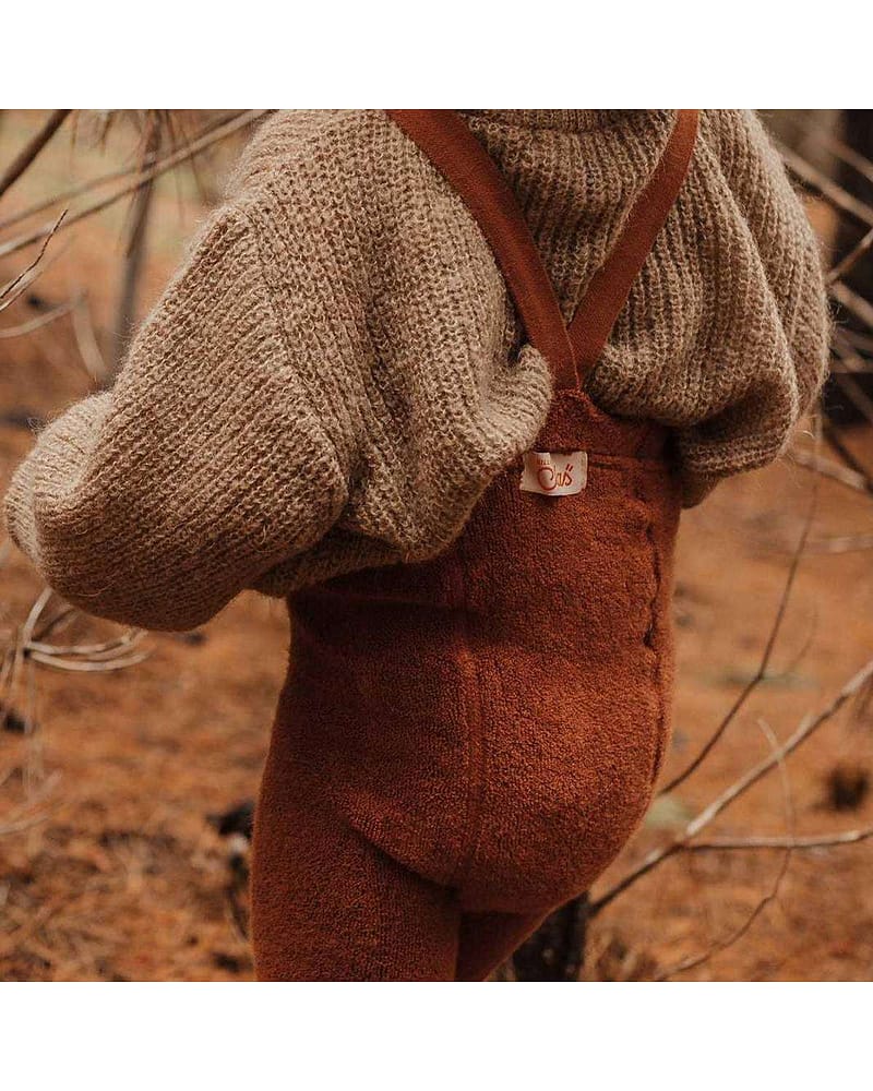 Strømpebukse Teddy m/ seler - Footed Tights - Warmy