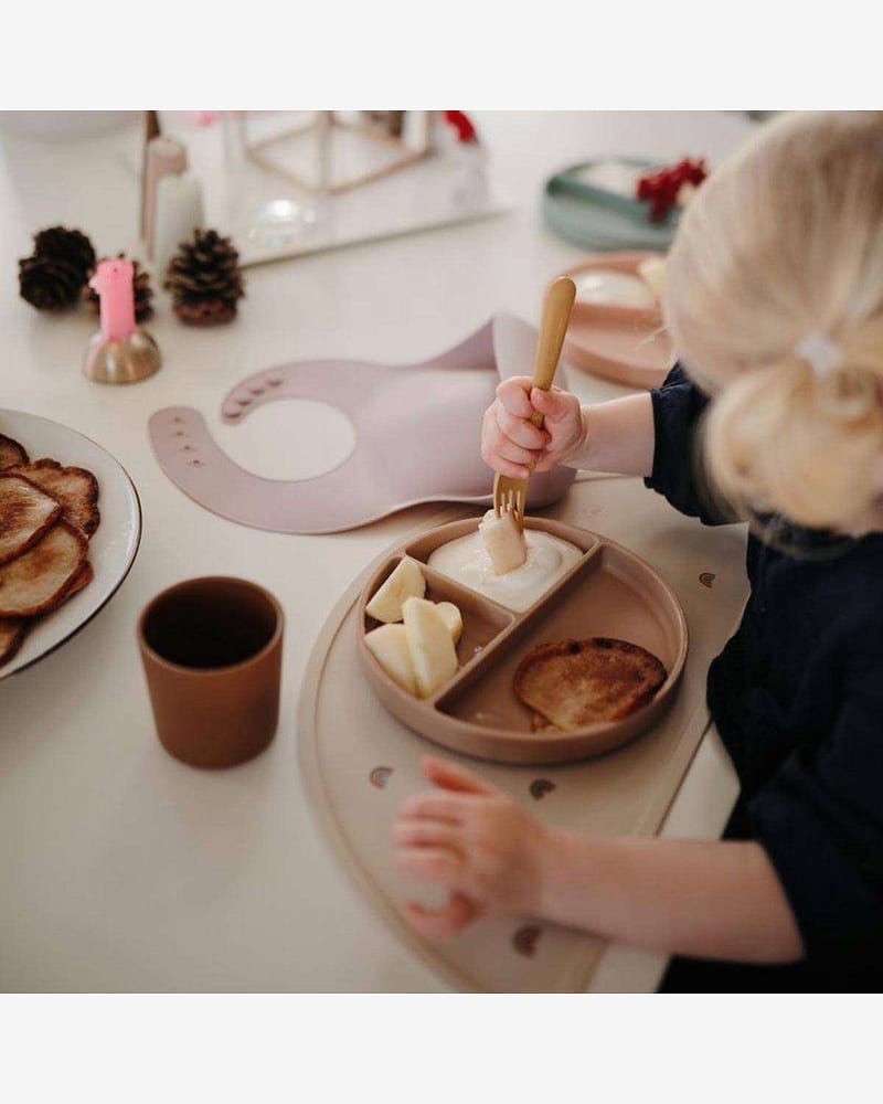 Tallerken med Sugekopp - Silikon