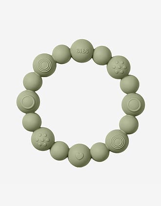 Biteleke i Silikon - Ergonomisk, antigli grep | Teething Ring Beaded