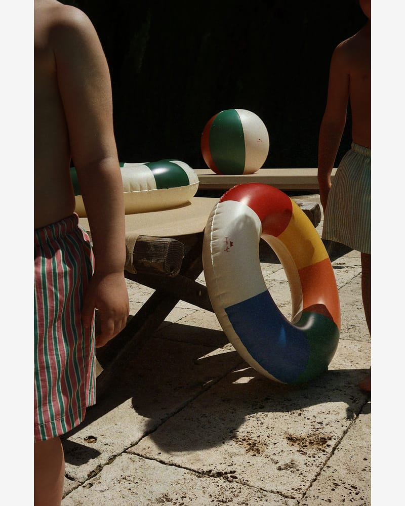 Badering & Badeball Sett - fra 3 år, Oppblåsbar | Swim Ring & Beach Ball Set