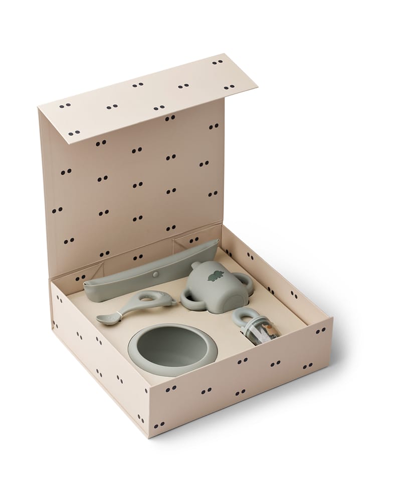 Spisesett Baby 5pk - Barneservise Gavepakke Mileah