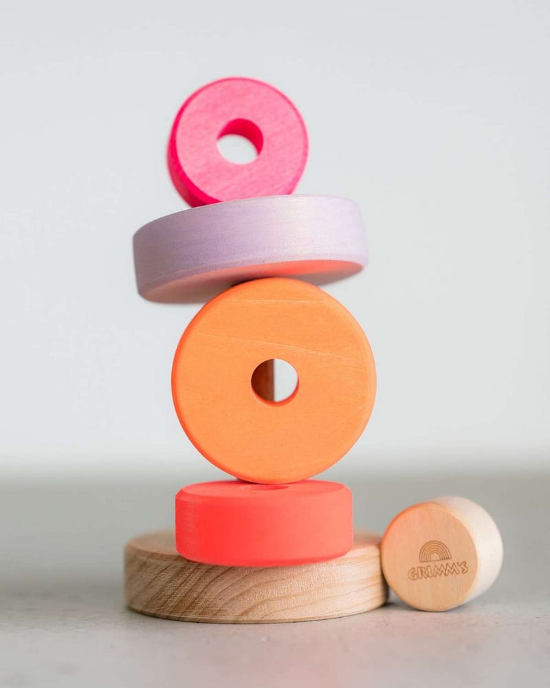 Stabletårn i Tre - Lite 12 cm | Conical Tower