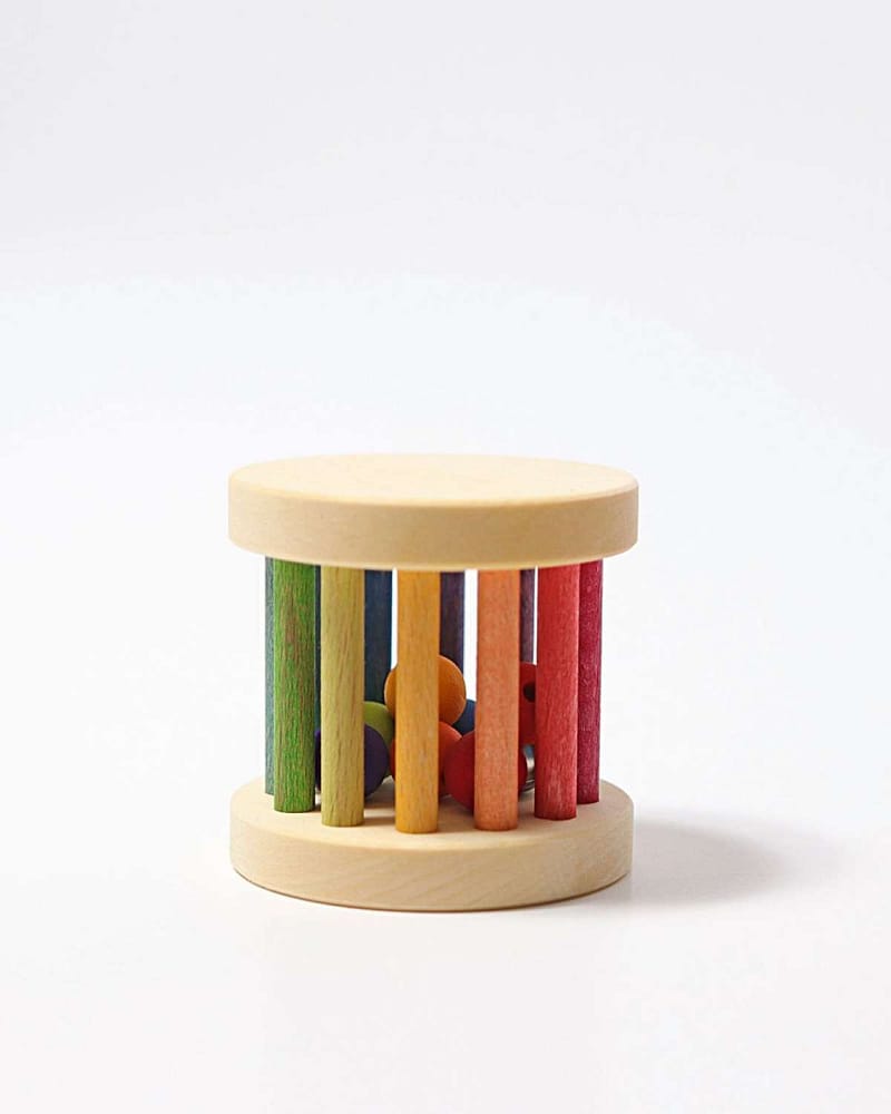 Babyleke - Rullende Rangle i Tre | Mini Rolling Wheel