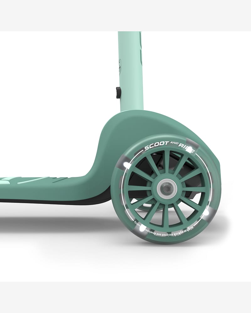 Scoot and Ride Highwaykick 3S Sparkesykkel - med LEDlys i hjul | Barn 3år+